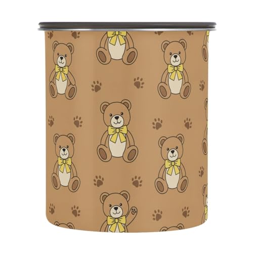 Contenedor hermético para café de acero inoxidable 900ml