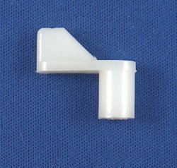 Strybuc 496C Clear White Nylon Screen Clips with Screws, (Pack of 6)