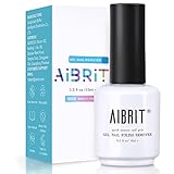 AIBRIT Gel Polish Remover for Nails,Gel Nail Polish Remover,Removedor de Esmalte Gel,Soak off UV in 3-5 Minutes,1 Pack 0.5 fl oz./15ml