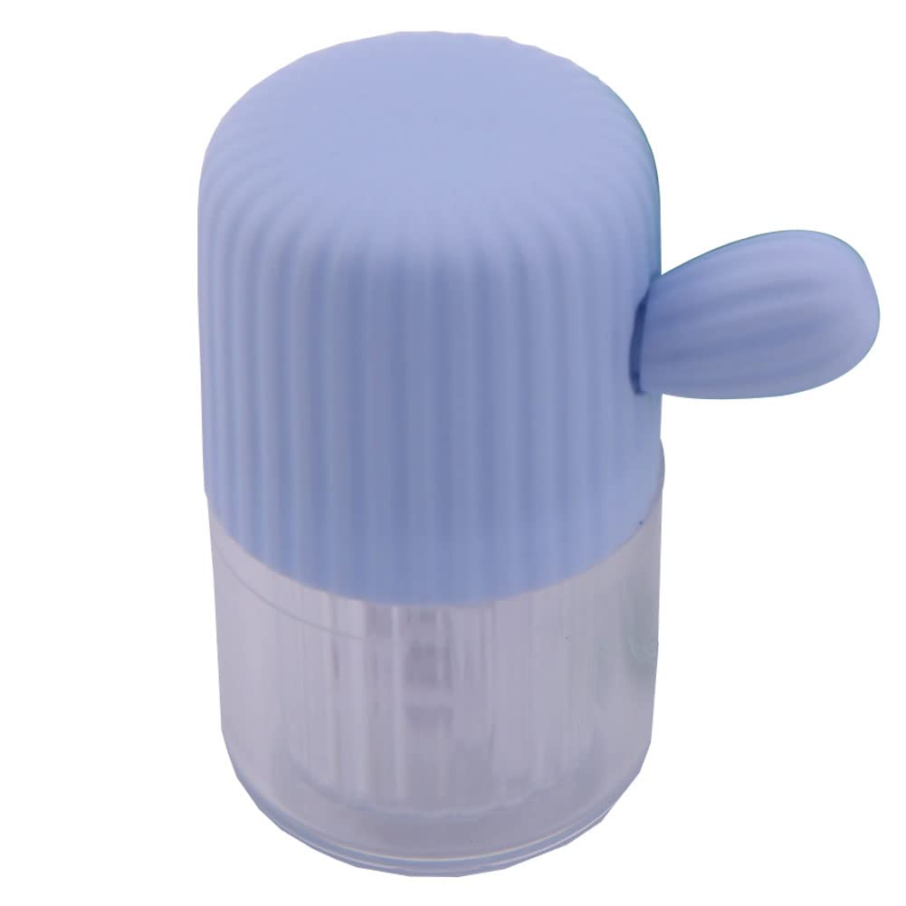 Tossper Random Color 1Pc Manual Contact Lens Storage Box Contact Lens Cleaner Holder Contact Lens Washer Container (Random Color)