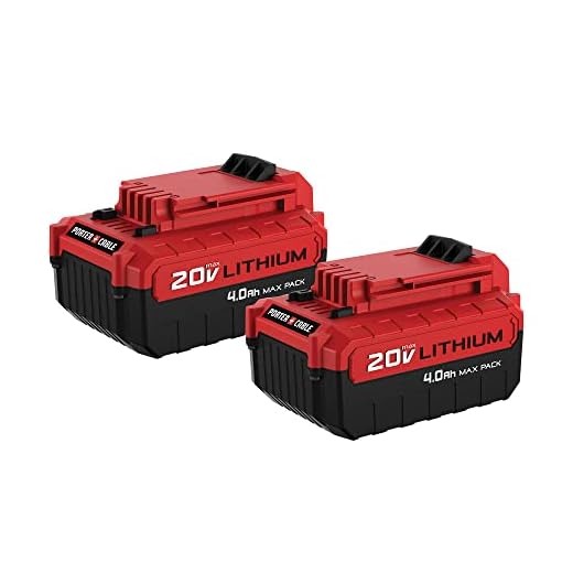 PORTER-CABLE 20V MAX* Lithium Battery, 4.0-Ah, 2-Pack (PCC685LP)