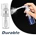 KALIONE 2 Pcs Glitter Duster Sprayer Transparent Craft Glitter Spray Bottle Empty Multi-Purpose Empty Plastic Spray Bottle Portable 35ml Bottles for Craft Scrapbooking Cardmaking