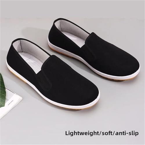 Beijing Men's Cloth Shoes Anti-Slip Wear-Resistant Lightweight Breathable Street Stall Work Black Cloth Shoes3