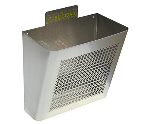 Arregui E2337 Cesta de Publicidad de Acero Inoxidable, 11,5 L, INOX