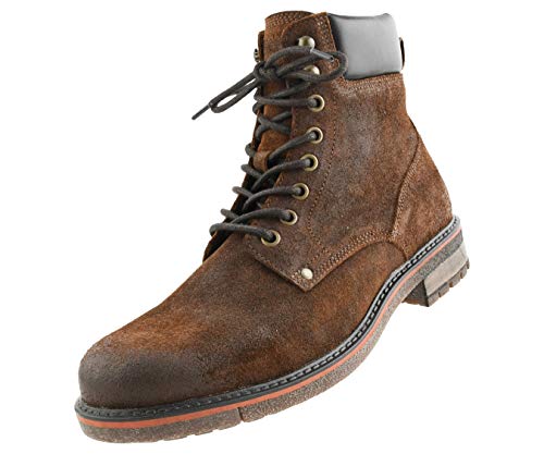 Asher Green Casual Fashion Boots for Men Menâ„¢s Motorcycle Leather Boots Dress Cowboy Boots for Riding (AG6011/12)