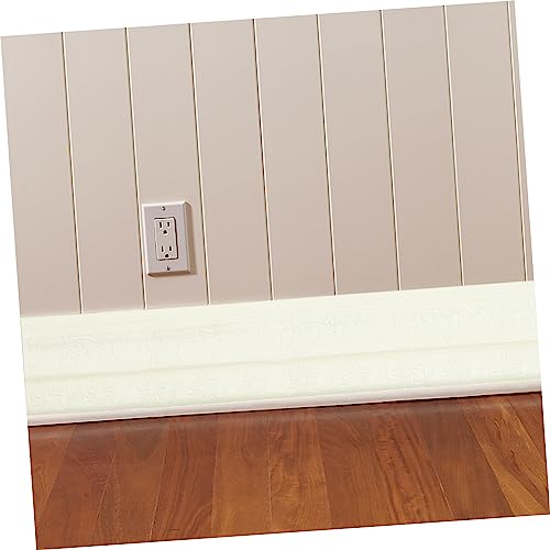 Uonlytech 6 Rolos De Bordas Decorativas Tira De Decalque De Parede DIY Linhas Banheiro Guarnição Bra