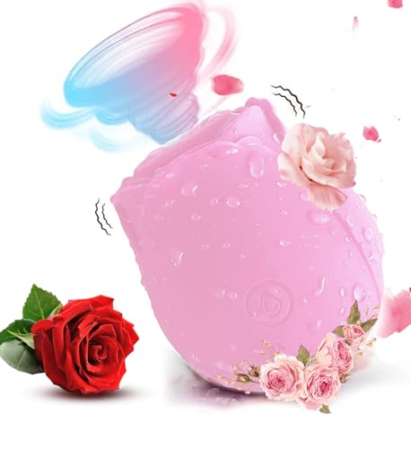 2024 Rose Vibratoer Stimulator Licking Sucking Silent Multi Frequency Stick Women's Gift F100602