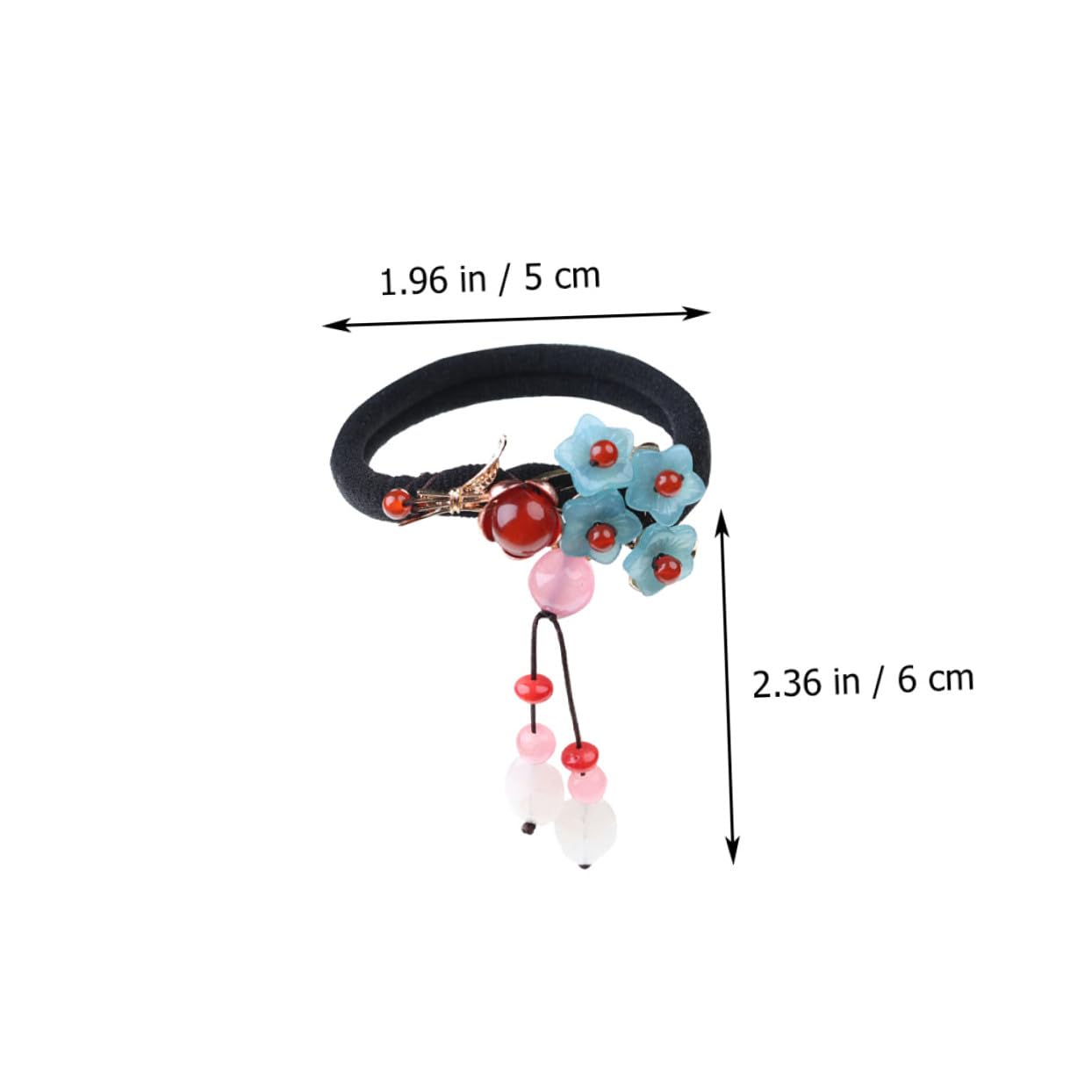 Beavorty 3stücke Vintage Haargummi Mit Agate Jade Design Retro Chinese Haarband Für Ponytail Zopf Stilvolles Haaraccessoire Für Alltag Partys Und Besondere Anlässe