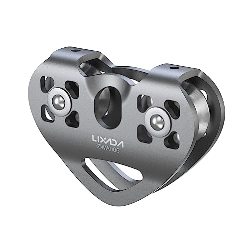 Solinder 30kN Cable Trolley Pulley con rodamiento de bolas Escalada Espeleología Aloft Trabajo Rescate