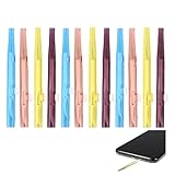 Matériaux Sûrs et Résistants : Fabriquées avec un manche en plastique robuste et des poils non abrasifs, ces brosses garantissent un nettoyage en douceur sans rayer les écrans ni les coques.