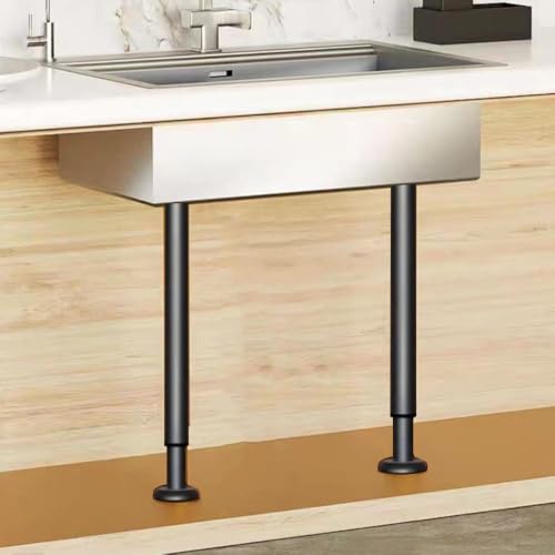 Tige de support de lavabo pour réparer un meuble sous évier qui s'affaisse