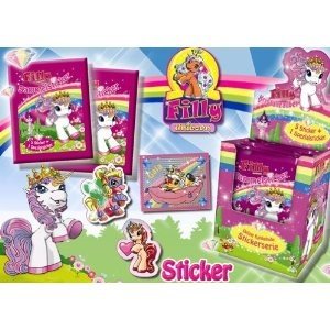 Filly Unicorn Sammelsticker, 1 Tüte