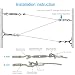 Jestool Tensor Tension, 20 piezas Galvanizado Tensor de Alambre Set Heavy Duty...