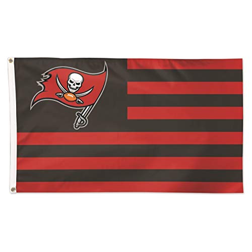 Tampa Bay Buccaneers Flag 3x5 Deluxe Americana Design, Red, White, Blue