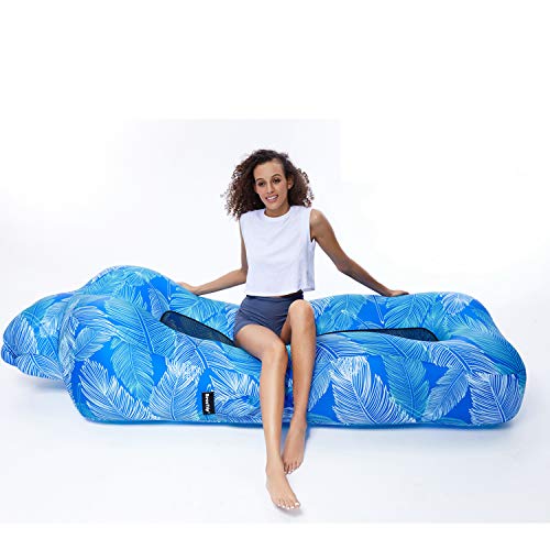 BEAUTRIP Canapé gonflable | Chaise longue gonflable | hamac gonflable idéal pour le camping, le jardin, la plage, les pique-niques et les festivals de musique | flotteurs de piscine