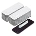 Name Tag / Badge Blanks - 25 Pack - White 1" X 3", Round Corners, Pin