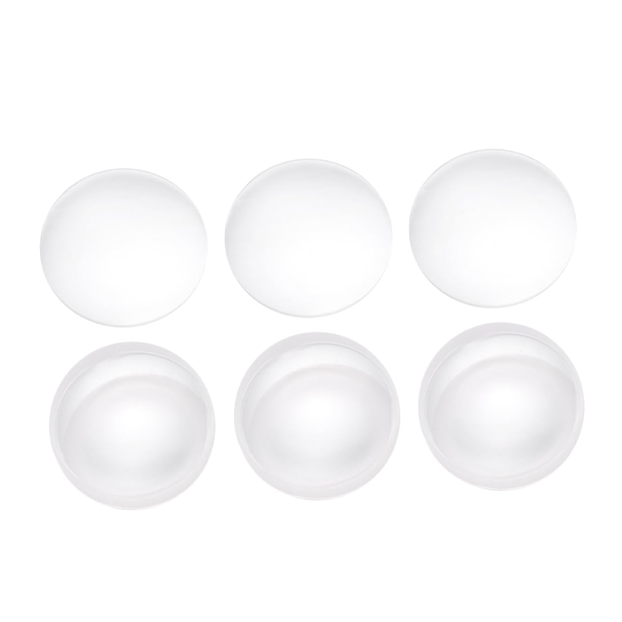 Gatuida 12pièces Lentilles Optiques Convexes Verre De Diamètre Pour Applications Laboratoires Et Éducatives Focalisation Précise Et Facilité Utilisation