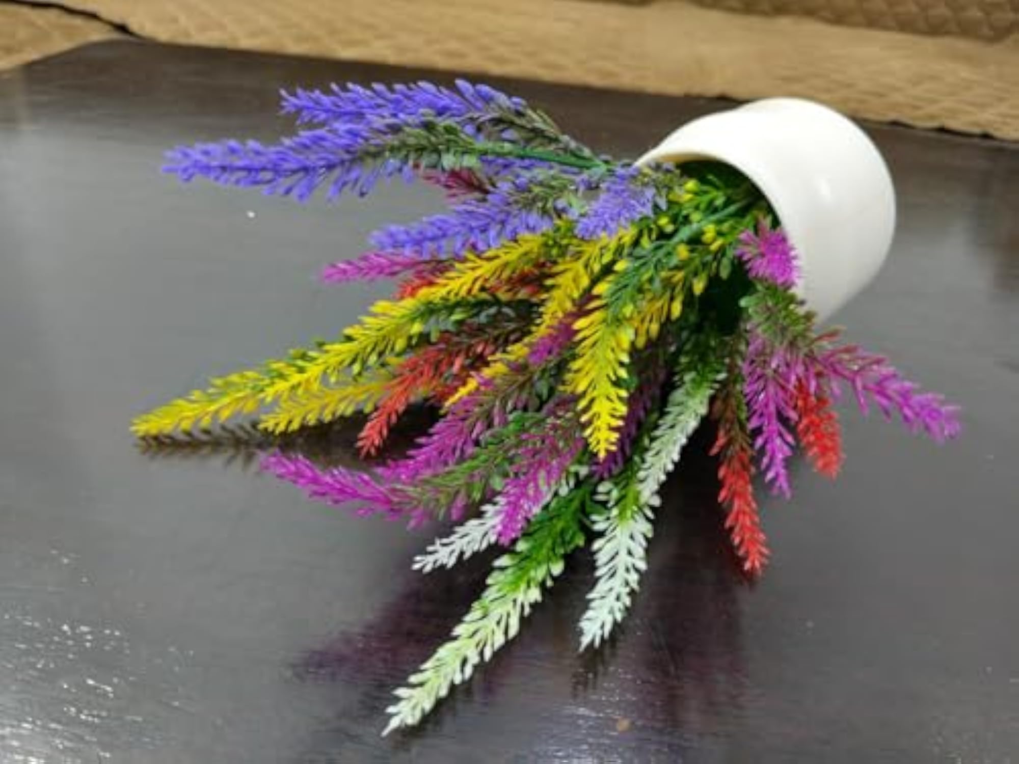 Artificial Bonsai Plant, Colorful Decor