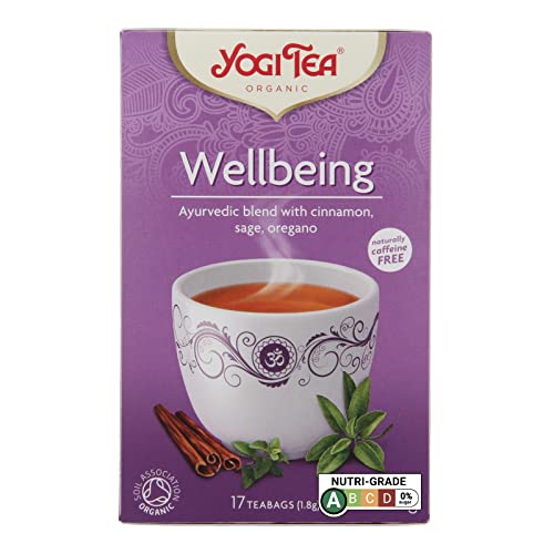 Yogi Tea Wellbeing 17 Teabags (Pack Of 6, Total 102 Teabags)