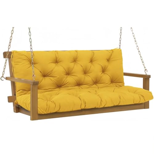 WLXFF CojíN De Asiento Columpio Hollywood, CojíN Banco Relax CojíN Palet con Respaldo CojíN Columpio JardíN Acolchado con Costuras, para JardíN Terraza BalcóN