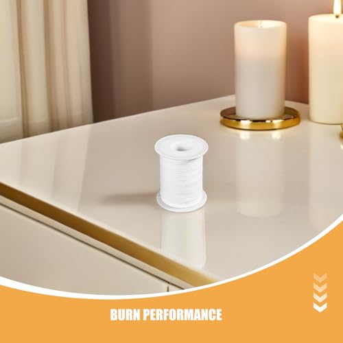 Set de 4 rollos de mechas trenzadas de algodón para velas miniatura 5