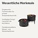 Amazon Basics Outdoor-Smoker, 1 Stück, 40.6 cm, Schwarz