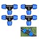 T-Stück PE Rohr Fitting 20mm x 20mm x 20 mm Verschraubung PN16 DVGW Trinkwasser zertifiziert - 3er-Pack, t stück für wasserleitung für PE80 PE100 Rohre, für Wasserversorgung und Gartenbewässerung