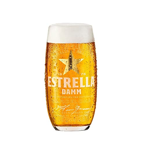 Estrella Damm Half Pint Glasses CE 10OZ / 280ML (Set of 2)