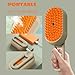 LEOONER 3 in 1 Self Cleaning Steam Cat Brush for Removing Tangled and Loose Hair, Cat Dog Steamy Brush for Massage