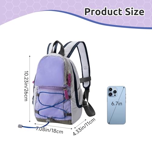 Mochila pequeña ligera de 4L para senderismo 8 pulgadas miniatura 2