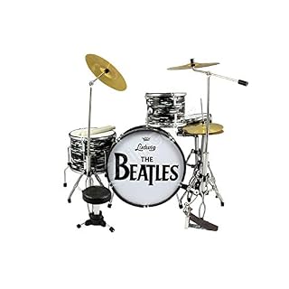 The Beatles Méga ensemble guitare miniature et batterie - Les Beatles, Paul McCartney, John Lennon, RIngo Starr, George Harrison The Beatles Méga ensemble guitare miniature et batterie – Image 6