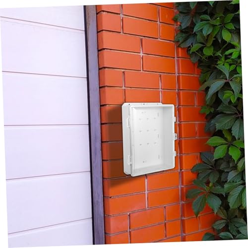 Boîte de jonction étanche de jardin pour installation électrique extérieure et disjoncteurs