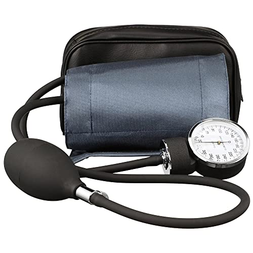 Mckesson 01-775-11Angm Standard Pocket Style Hand Held Aneroid Sphygmomanometer, Adult Cuff Size, Navy Blue #TOP4