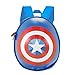 Produktbild Captain America Shield Cap-Eggy Rucksack, Blau