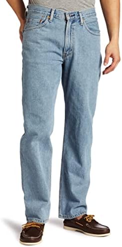 Levi's Men's 550 Relaxed Fit Jeans (Also Available in Big & Tall), Light Stonewash, 34W x 34L