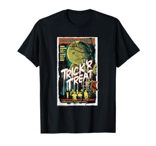 Photo de Trick 'R Treat - Tales of The Macabre Retro Poster T-Shirt