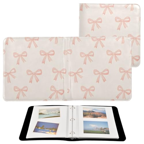 Álbum de Fotos Scrapbook con Anillas, Páginas Adhesivas 40 Páginas 8x10, Cubierta de Cuero PU miniatura 2