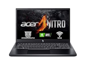 Acer Nitro ANV15-51-51M7 Gaming-laptop, 39,6 cm (15,6 inch), Full HD, IPS, 144 Hz (Intel Core i5-13420H, 16 GB RAM, 512 GB SSD, NVIDIA GeForce RTX 4050, zonder besturingssysteem), zwart, Spaans