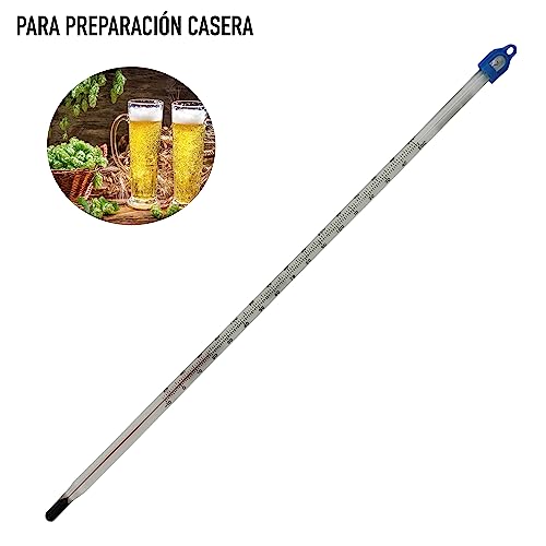 Miniatura 6 de Termómetro De Vidrio De -10 A 150 C, 300 Mm, Productos Científicos Y De Laboratorio Para Medir Agua, Líquidos, Cerveza Casera, Vino O Para Uso Científico En Laboratorio.