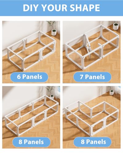 Image of BUCATSTATE Acrylic Guinea Pig Playpen 15.8 inch H x 23.4 inch W (1 Panel)