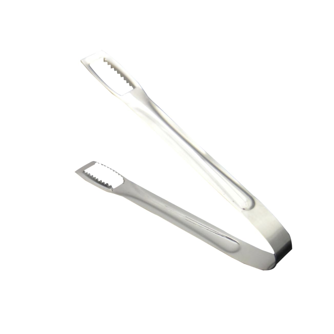 STOBAZA Stainless Steel Ice Tongs Food Serving Clamp for Bars Buffets Picnics Weddings Everyday Use Premium Quality Kitchen Tool Silver