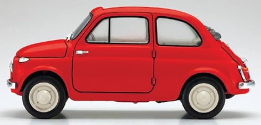Amazon | 京商オリジナル 1/18 フィアット ヌォーヴァ 500 コーラル