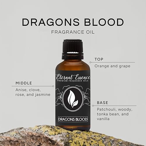 Image of Eternal Essence Oils Dragons Blood 30ml Premium Fragrance Oil - for Candle, Soap Making, Aromatherapy, Diffusers, Home Care, & Humidifiers