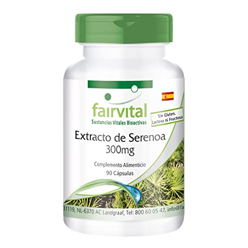 Fairvital Extracto de Saw Palmetto 300mg, 90 Cápsulas