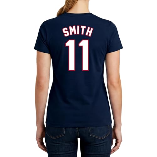 Icon Sports Officially Licensed US Women's National Soccer Team Sophia Smith Cotton T-Shirt - Women - WNT67WCT Navy XS — view 3