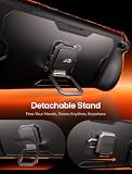 JSAUX PC0121 Etui ochronne do konsoli Nintendo Switch 2, 360°, odporne na wstrząsy, ModCase z tylną obudową, przednią pokrywą, metalową podstawką i silikonowym paskiem, antypoślizgowy uchwyt