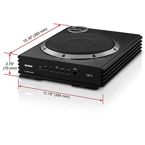 Sound Storm Laboratories LOPRO10 Powered Under Seat Car Subwoofer - 1200 Watts Max, Single 2.6 Ohm, Voice Coil, Built in Amp, Low Profile, Remote Subwoofer Control by Sound Storm Laboratories - Image 6