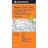 Rand McNally, New York City 5-Boroughs: Manhattan, Bronx/brooklyn, Queens/Staten Island Street Map