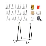 KINGDOM SOLUTIONS | Adjustable 3.75' x 4.75' Wire Easel 12-pack for display book, cookware,...