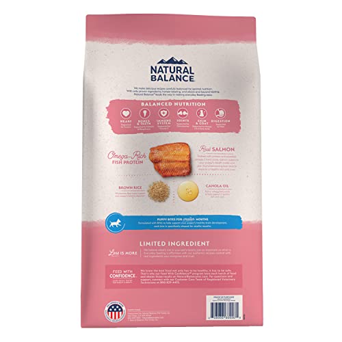 Natural Balance Limited Ingredient Puppy Dry Dog Food With Healthy Grains, Salmon & Brown Rice Recipe, 24 Pound (Pack Of 1) #TOP1